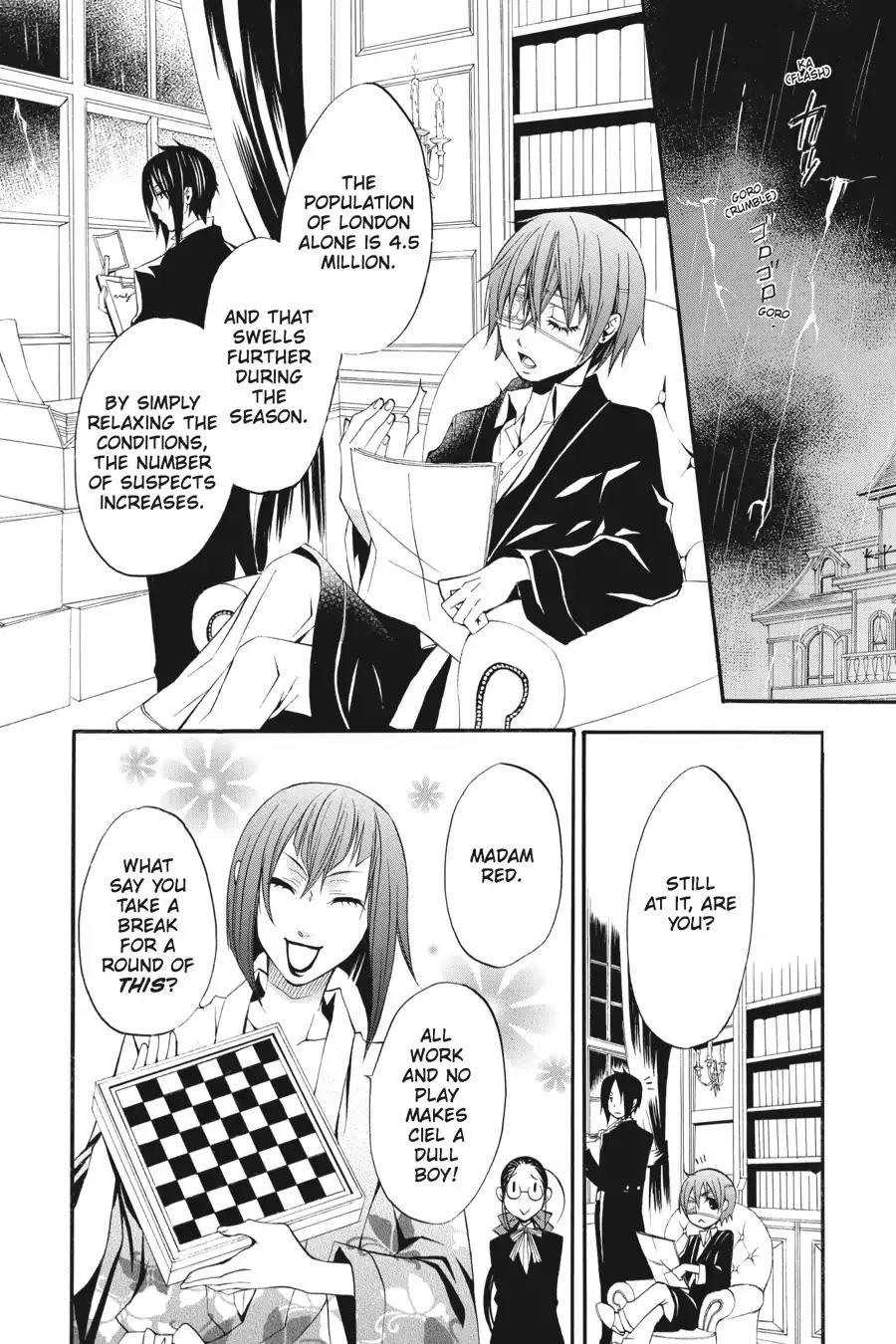 Kuroshitsuji Chapter 8 page 16 - Chapter 8: At night: The Butler, Commendable