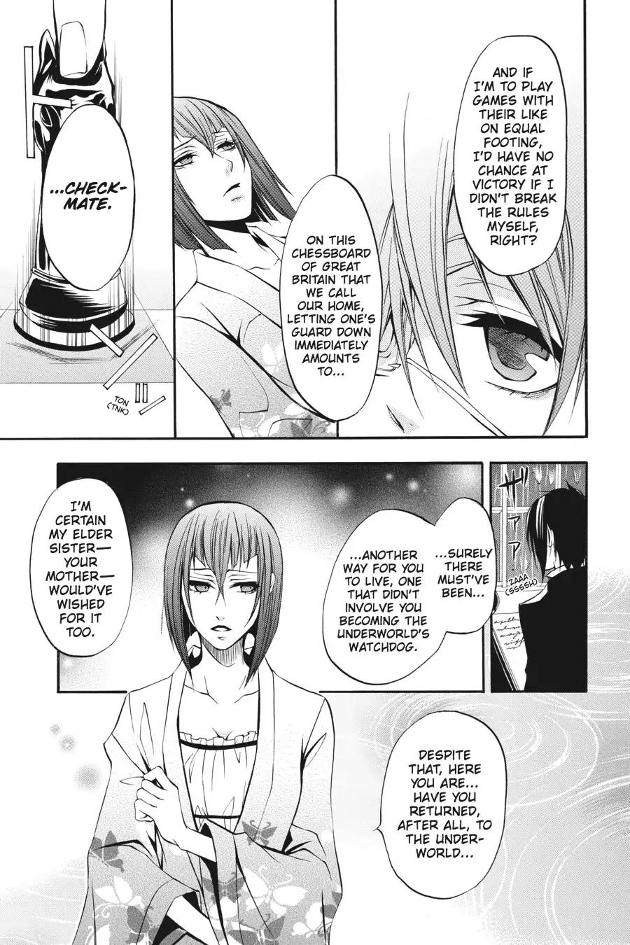 Kuroshitsuji Chapter 8 page 21 - Chapter 8: At night: The Butler, Commendable