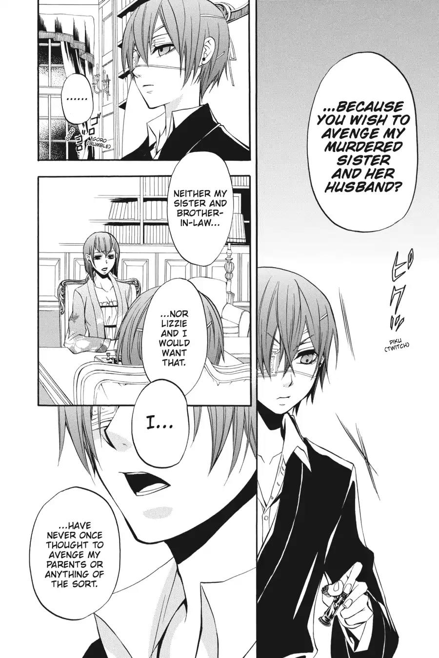 Kuroshitsuji Chapter 8 page 22 - Chapter 8: At night: The Butler, Commendable