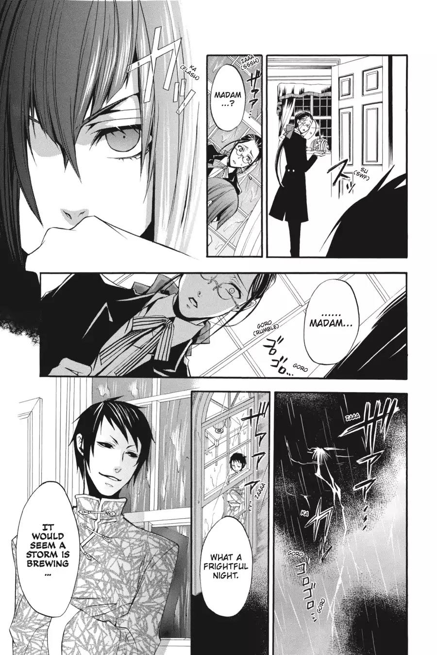Kuroshitsuji Chapter 8 page 29 - Chapter 8: At night: The Butler, Commendable