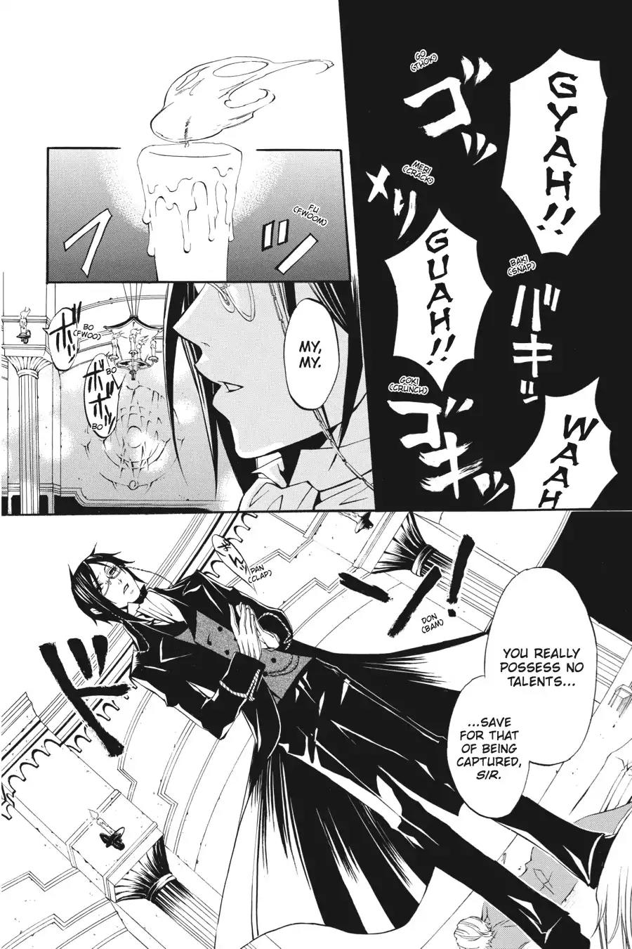 Kuroshitsuji Chapter 8 page 8 - Chapter 8: At night: The Butler, Commendable
