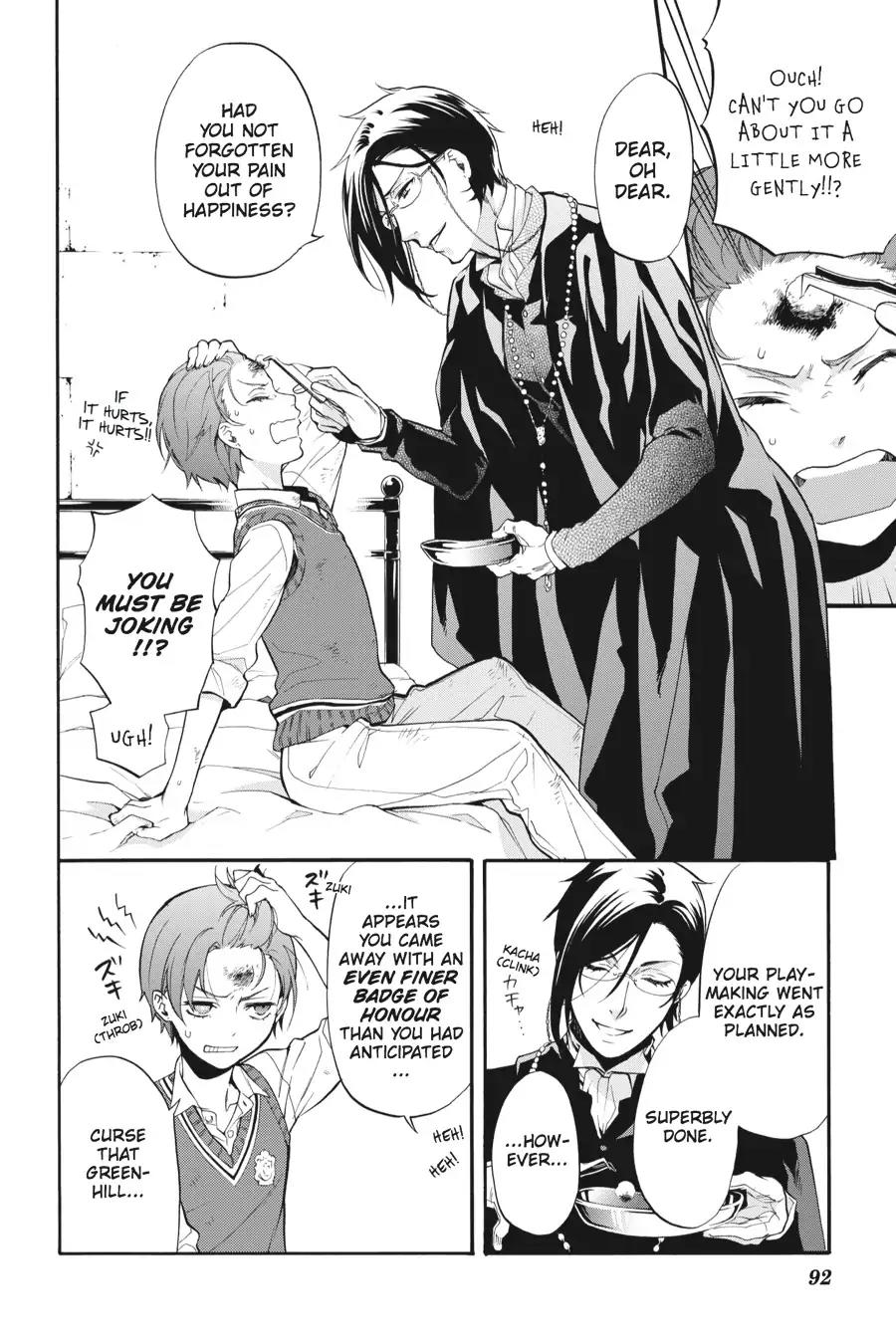 Kuroshitsuji Chapter 80 page 28 - Chapter 80: In the afternoon: The Butler, Bowling Well