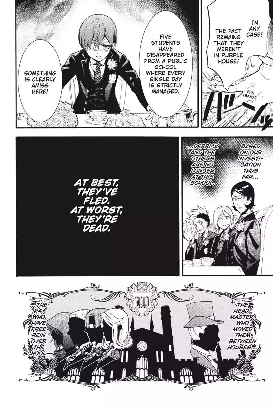 Kuroshitsuji Chapter 81 page 32 - Chapter 81: At night: The Butler, Under Lock and Key
