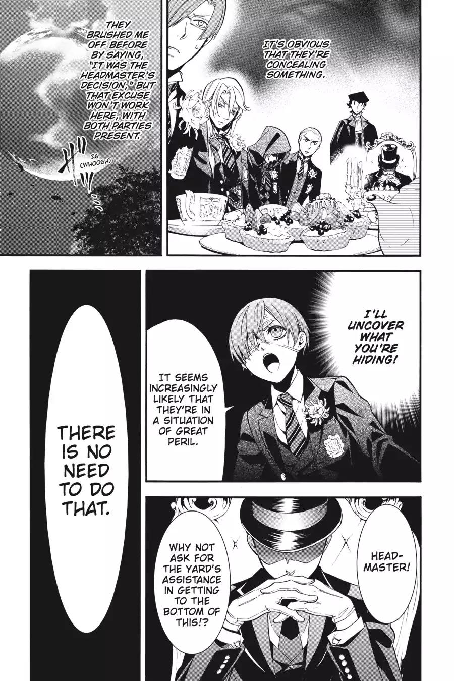 Kuroshitsuji Chapter 81 page 33 - Chapter 81: At night: The Butler, Under Lock and Key