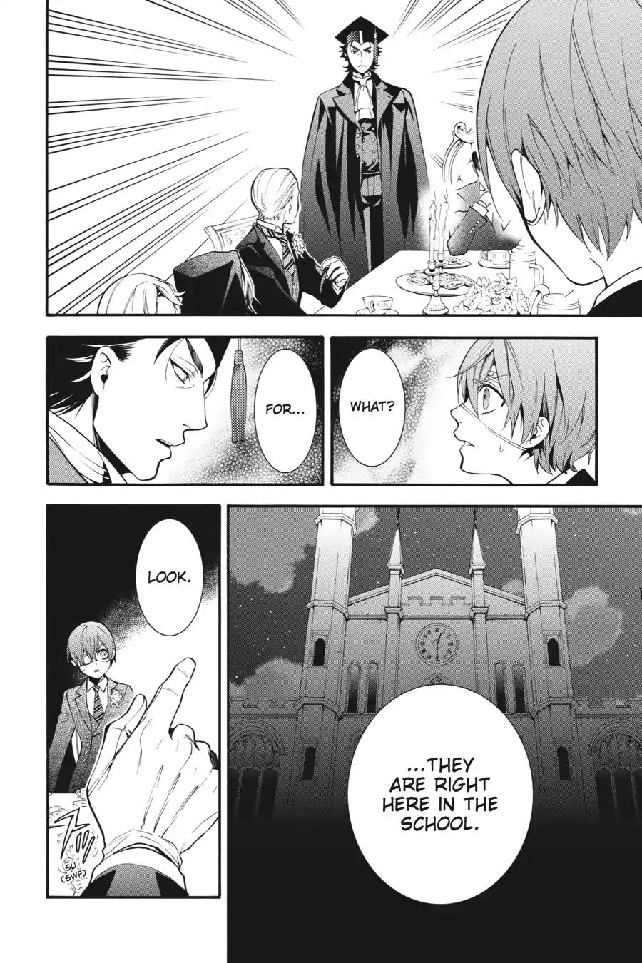 Kuroshitsuji Chapter 81 page 34 - Chapter 81: At night: The Butler, Under Lock and Key