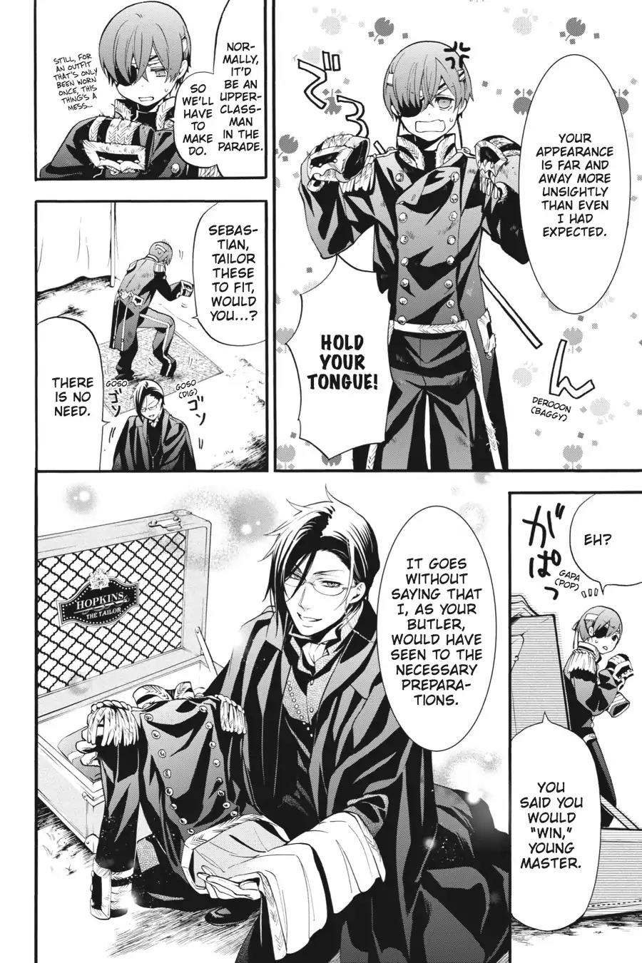 Kuroshitsuji Chapter 81 page 4 - Chapter 81: At night: The Butler, Under Lock and Key