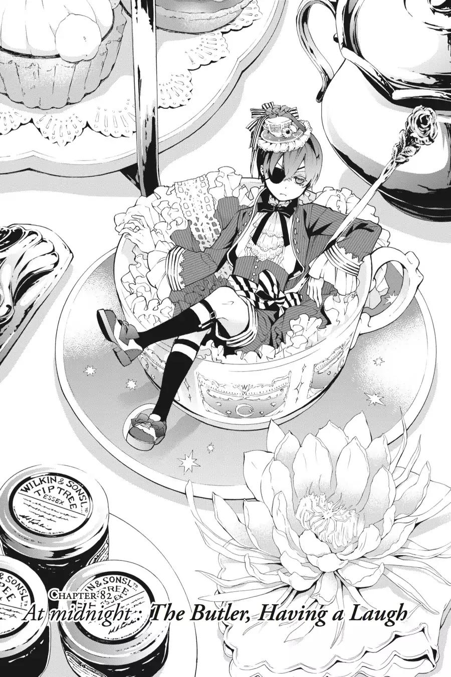 Kuroshitsuji Chapter 82 page 1 - Chapter 82: At midnight: The Butler, Having a Laugh
