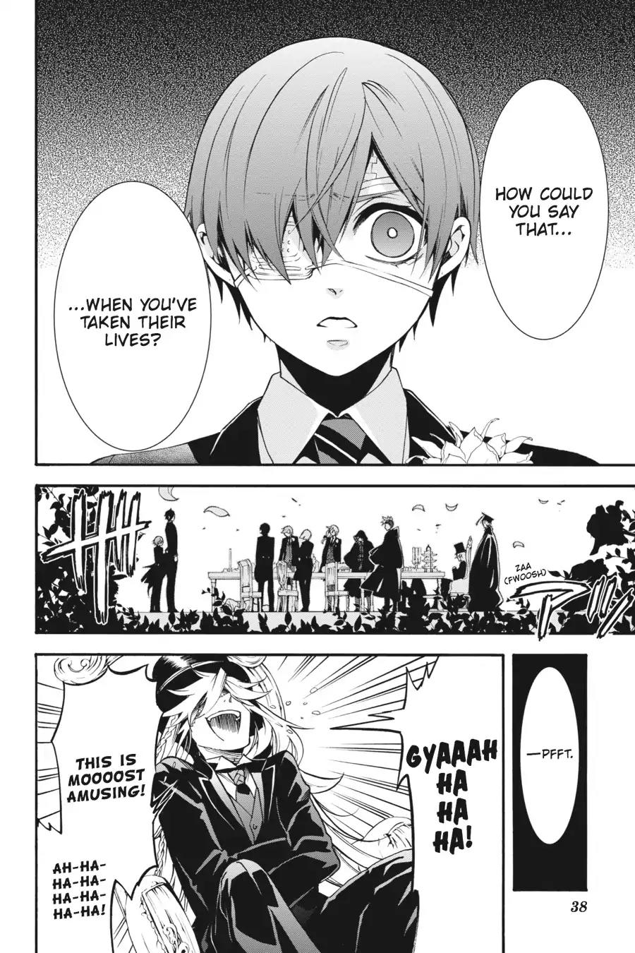 Kuroshitsuji Chapter 83 page 39 - Chapter 83: In the morning: The Butler, Giving Assent