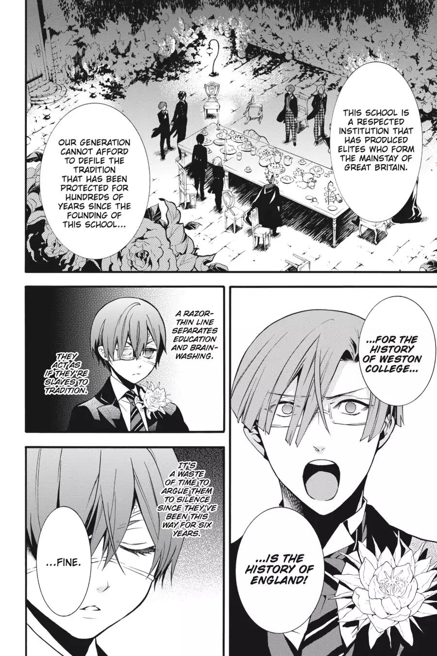Kuroshitsuji Chapter 84 page 2 - Chapter 84: At noon: The Butler, Speculating