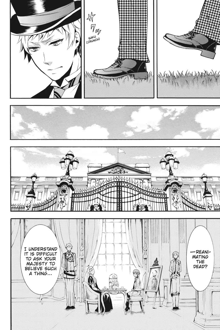 Kuroshitsuji Chapter 84 page 34 - Chapter 84: At noon: The Butler, Speculating