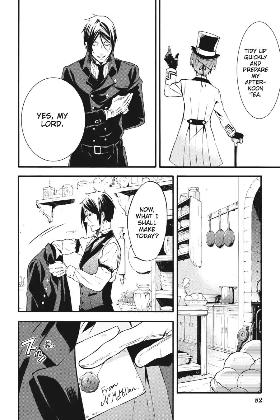 Kuroshitsuji Chapter 84 page 40 - Chapter 84: At noon: The Butler, Speculating