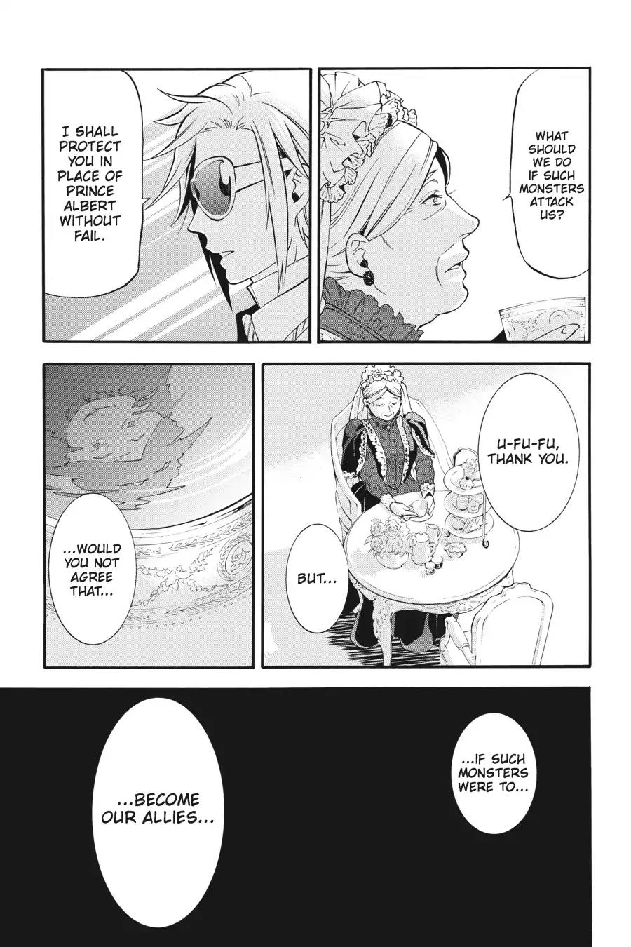 Kuroshitsuji Chapter 84 page 43 - Chapter 84: At noon: The Butler, Speculating