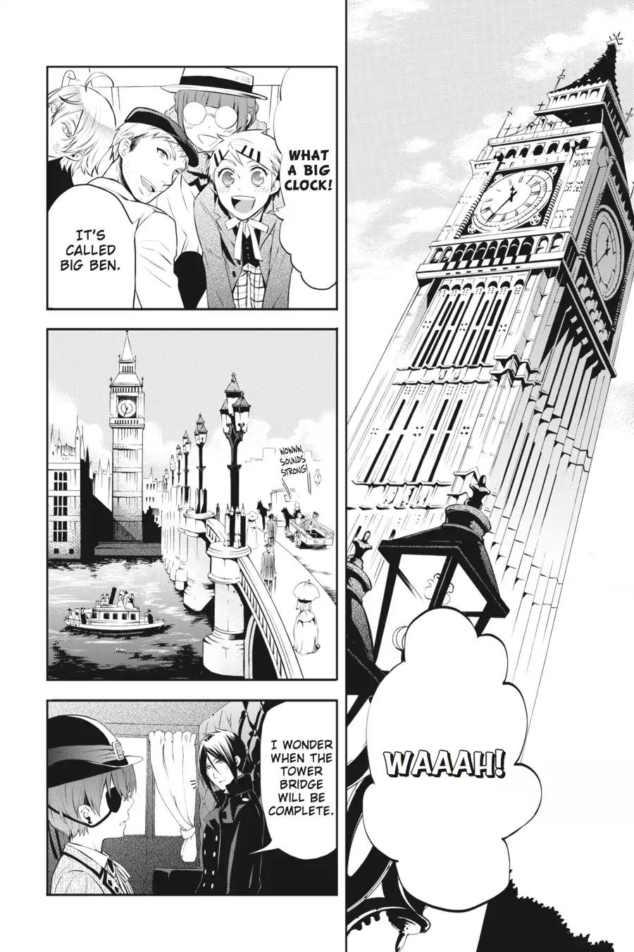 Kuroshitsuji Chapter 85 page 12 - Chapter 85: In the afternoon: The Butler, Taking Off