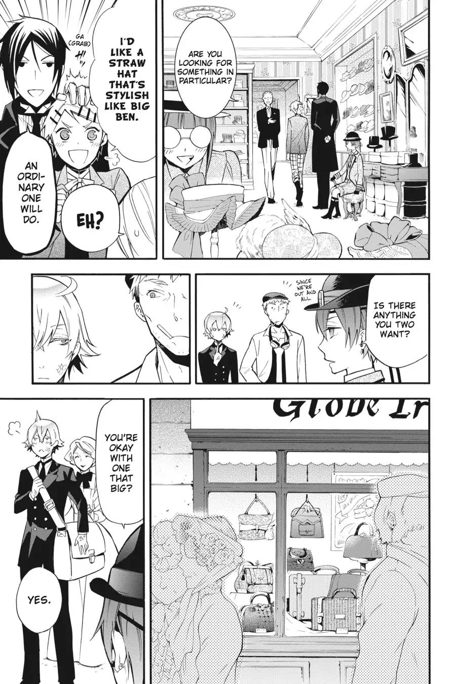 Kuroshitsuji Chapter 85 page 15 - Chapter 85: In the afternoon: The Butler, Taking Off