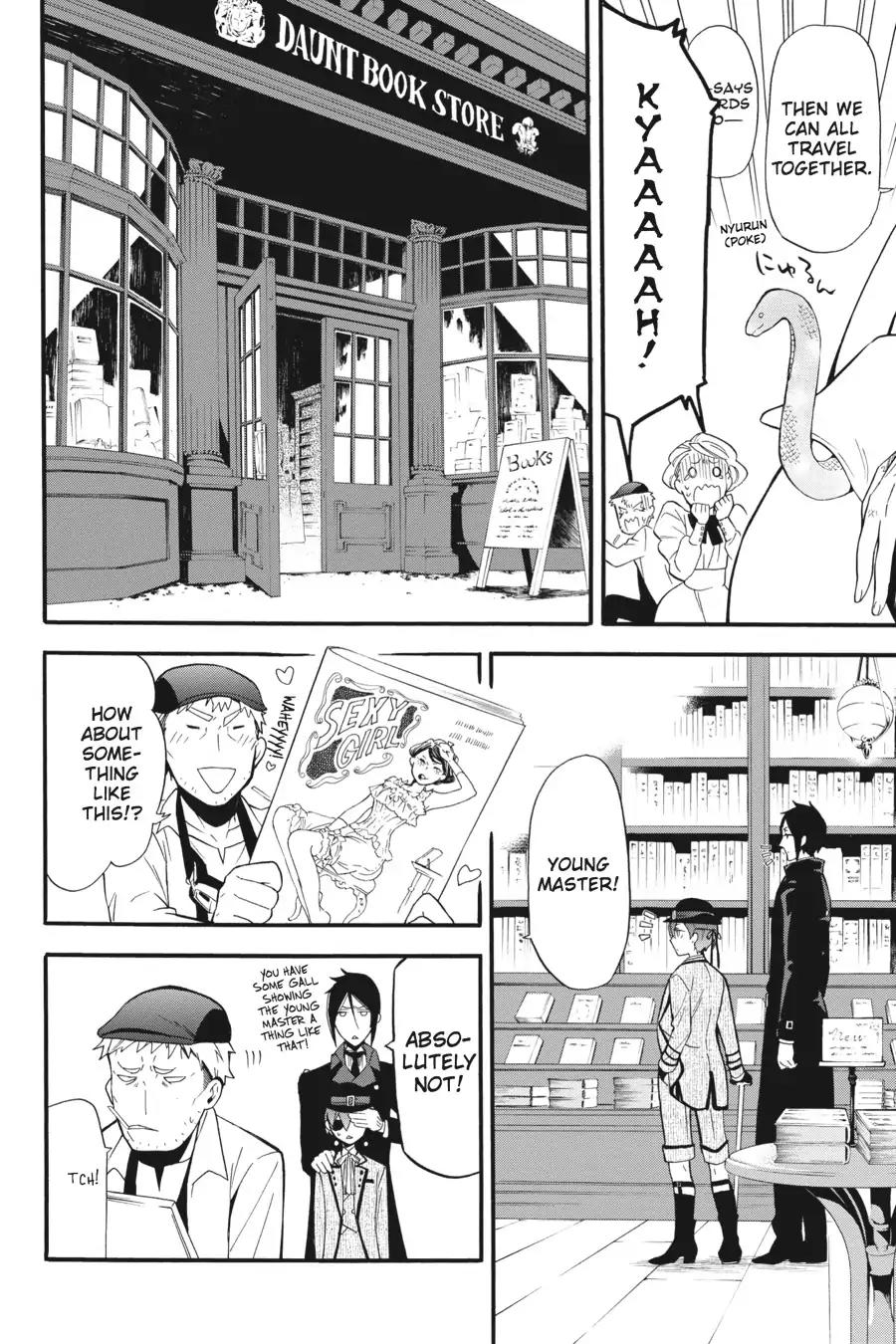 Kuroshitsuji Chapter 85 page 16 - Chapter 85: In the afternoon: The Butler, Taking Off