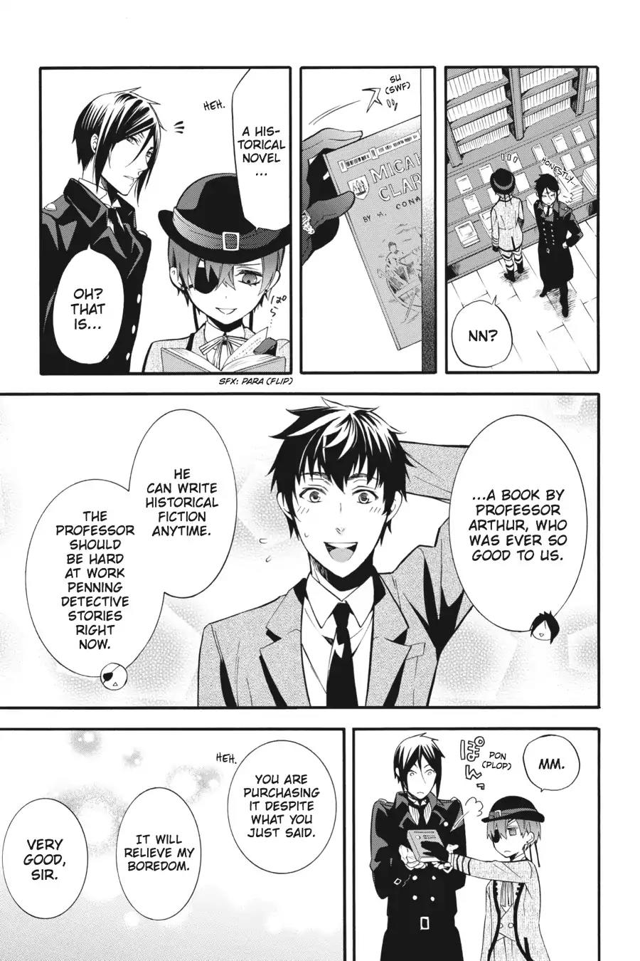 Kuroshitsuji Chapter 85 page 17 - Chapter 85: In the afternoon: The Butler, Taking Off