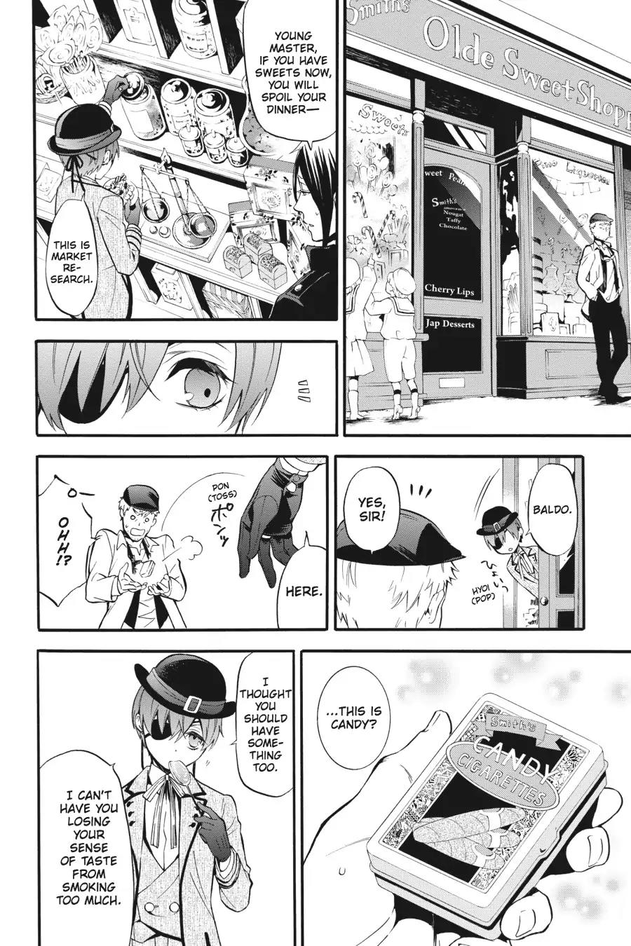 Kuroshitsuji Chapter 85 page 18 - Chapter 85: In the afternoon: The Butler, Taking Off