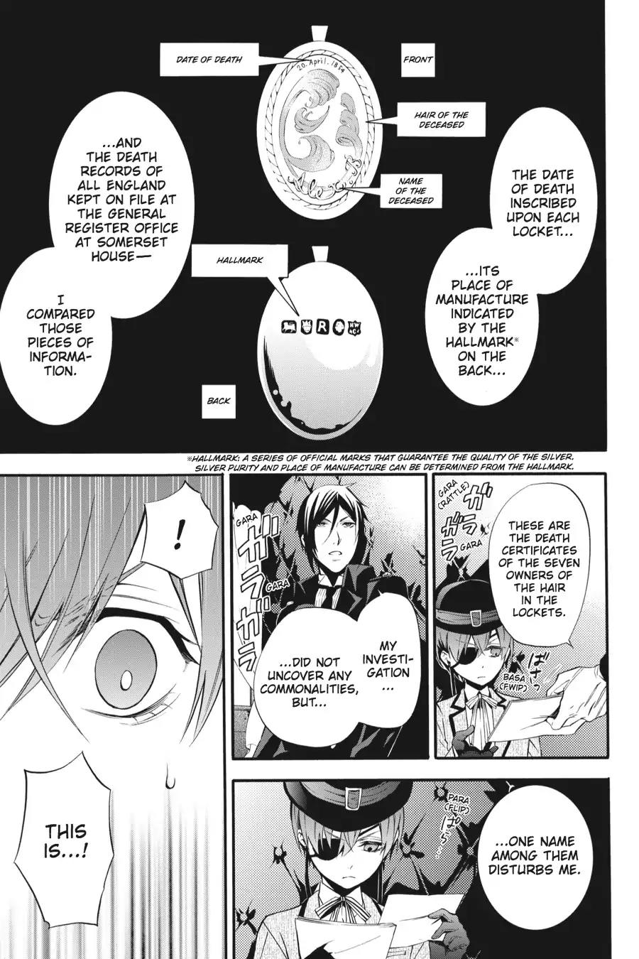 Kuroshitsuji Chapter 85 page 21 - Chapter 85: In the afternoon: The Butler, Taking Off