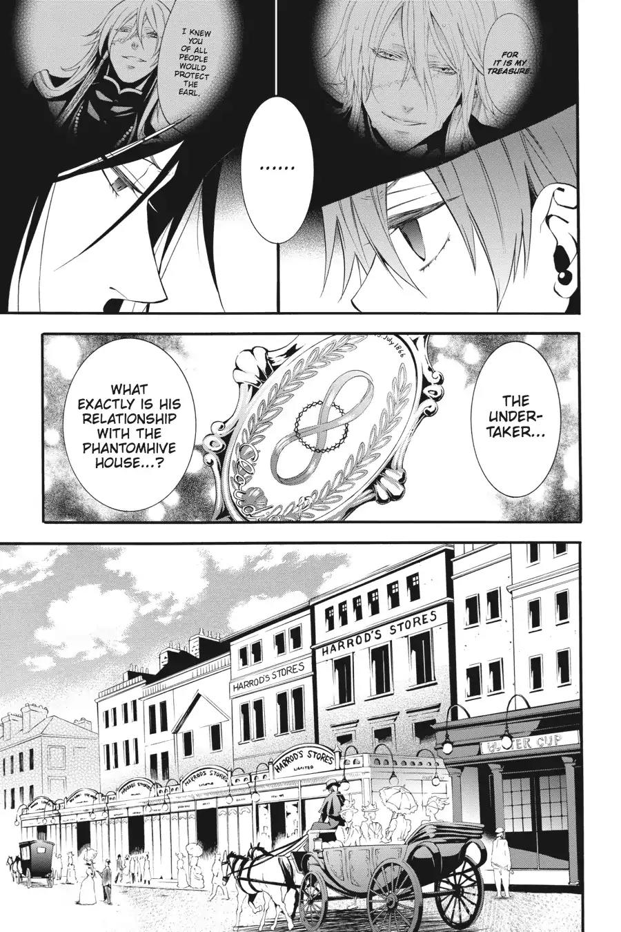 Kuroshitsuji Chapter 85 page 23 - Chapter 85: In the afternoon: The Butler, Taking Off