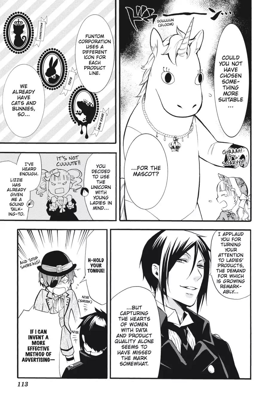 Kuroshitsuji Chapter 85 page 25 - Chapter 85: In the afternoon: The Butler, Taking Off