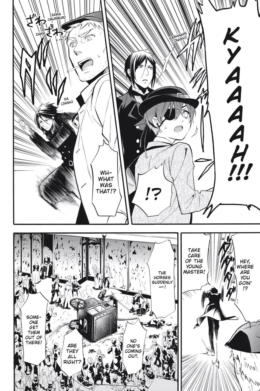 Kuroshitsuji Chapter 85 page 26 - Chapter 85: In the afternoon: The Butler, Taking Off