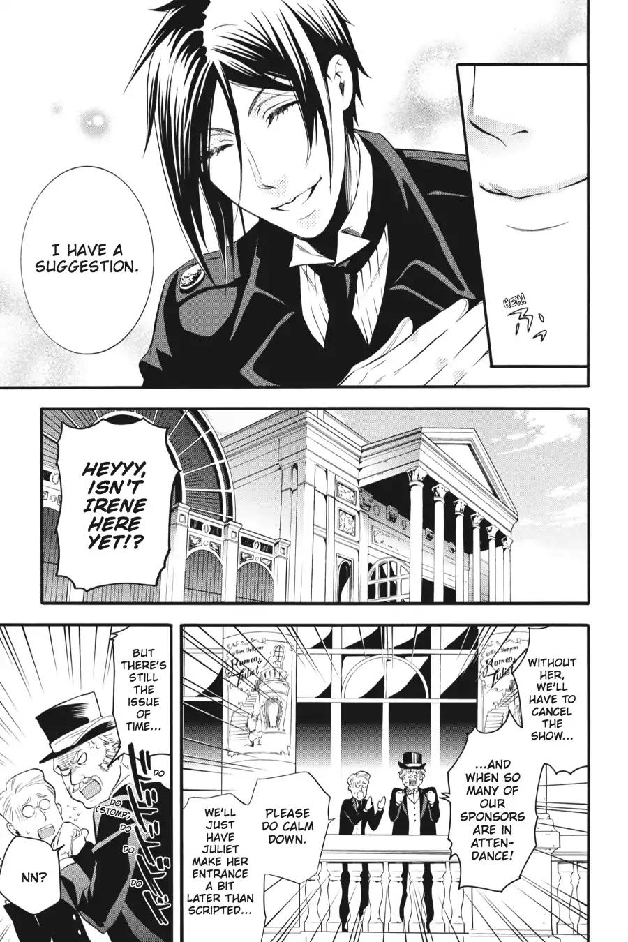 Kuroshitsuji Chapter 85 page 29 - Chapter 85: In the afternoon: The Butler, Taking Off