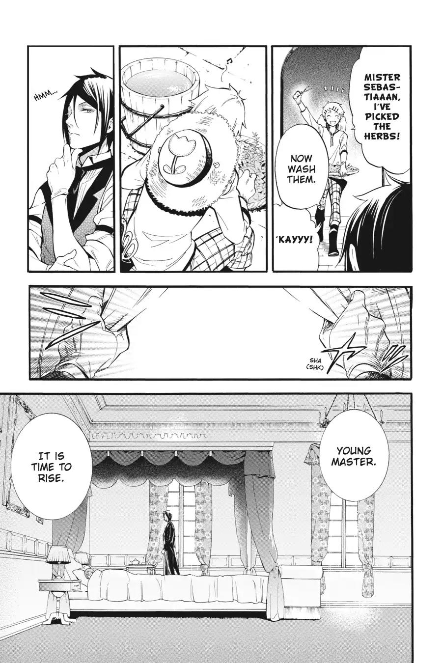 Kuroshitsuji Chapter 85 page 3 - Chapter 85: In the afternoon: The Butler, Taking Off
