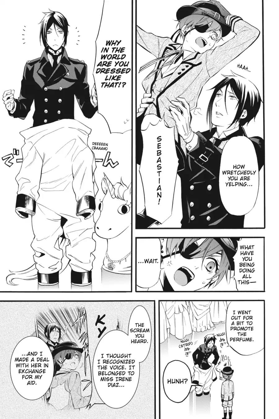 Kuroshitsuji Chapter 85 page 37 - Chapter 85: In the afternoon: The Butler, Taking Off