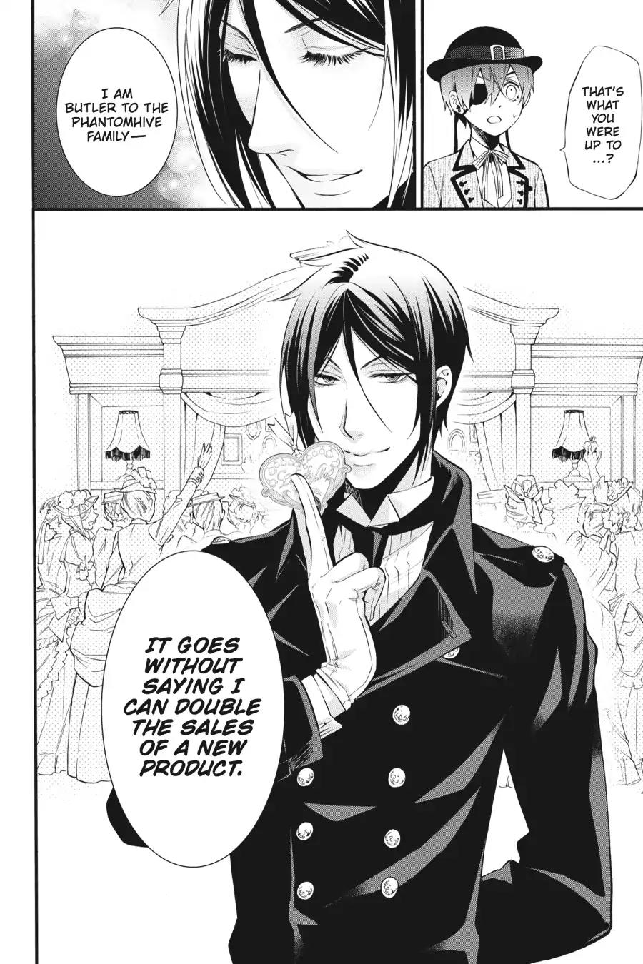 Kuroshitsuji Chapter 85 page 38 - Chapter 85: In the afternoon: The Butler, Taking Off