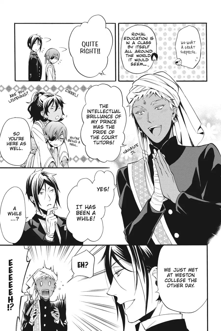 Kuroshitsuji Chapter 85 page 7 - Chapter 85: In the afternoon: The Butler, Taking Off