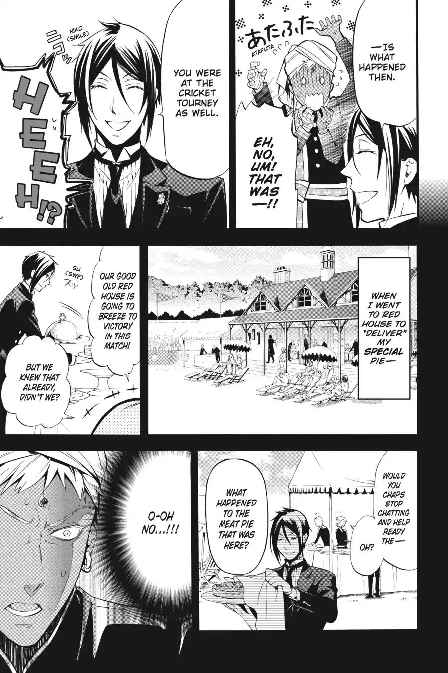 Kuroshitsuji Chapter 85 page 9 - Chapter 85: In the afternoon: The Butler, Taking Off