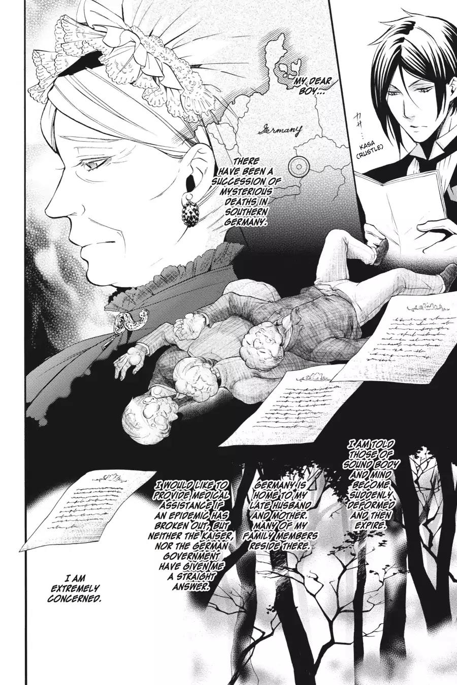 Kuroshitsuji Chapter 86 page 12 - Chapter 86: At night: The Butler, On Board