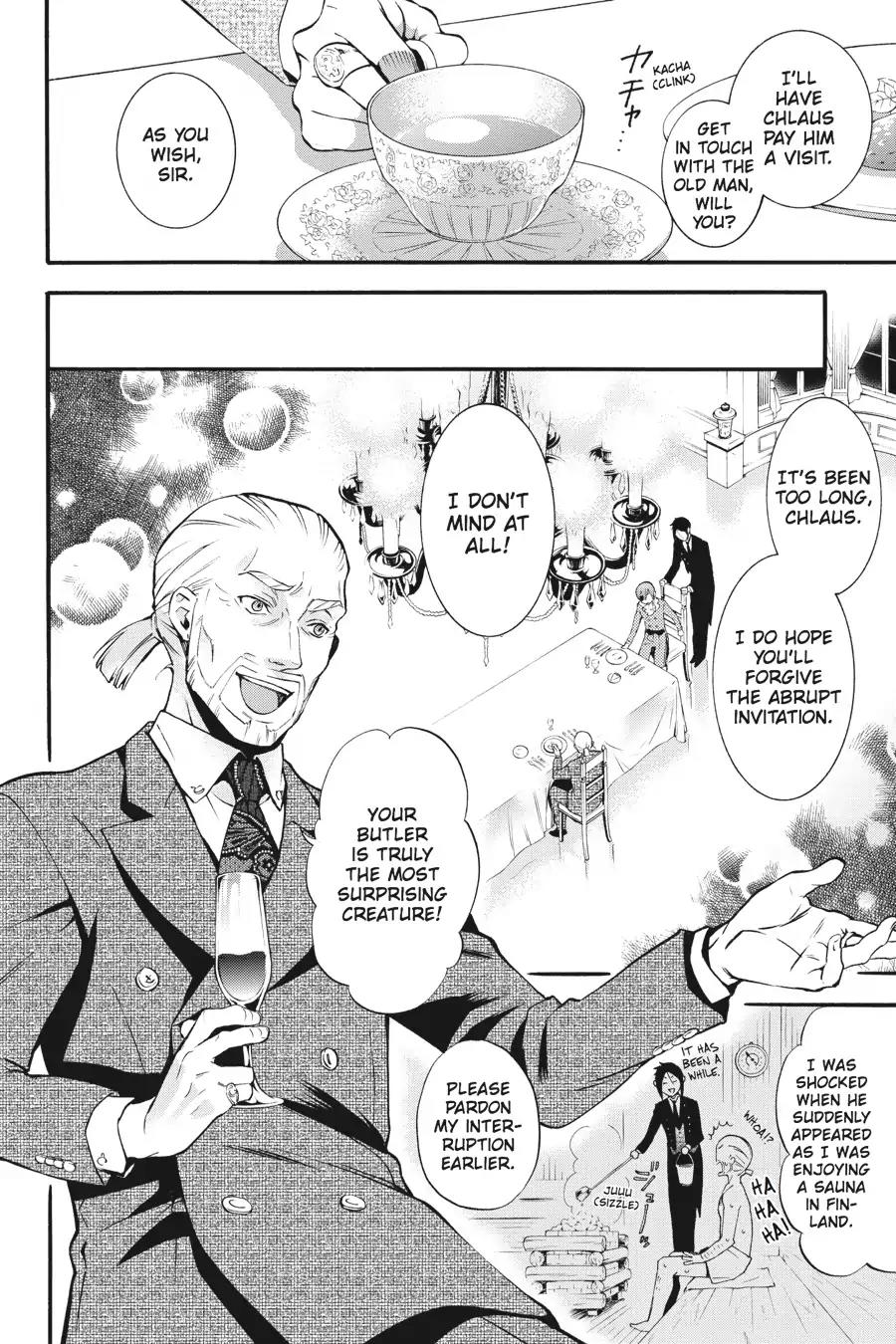 Kuroshitsuji Chapter 86 page 14 - Chapter 86: At night: The Butler, On Board