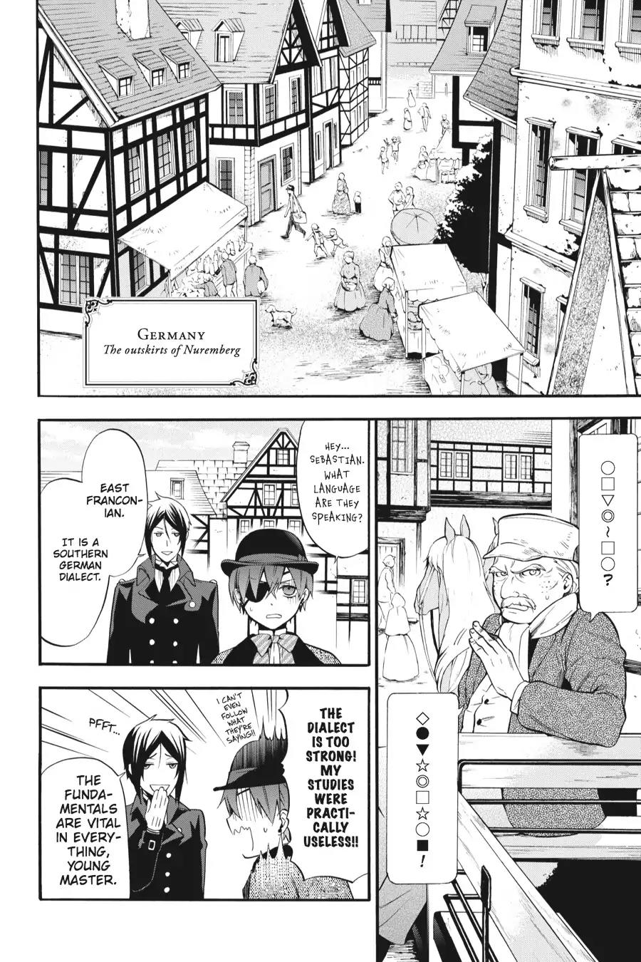 Kuroshitsuji Chapter 87 page 2 - Chapter 87: At midnight: The Butler, Making Enquiries