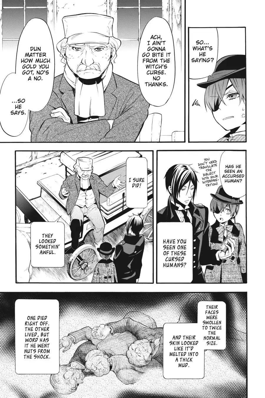 Kuroshitsuji Chapter 87 page 3 - Chapter 87: At midnight: The Butler, Making Enquiries