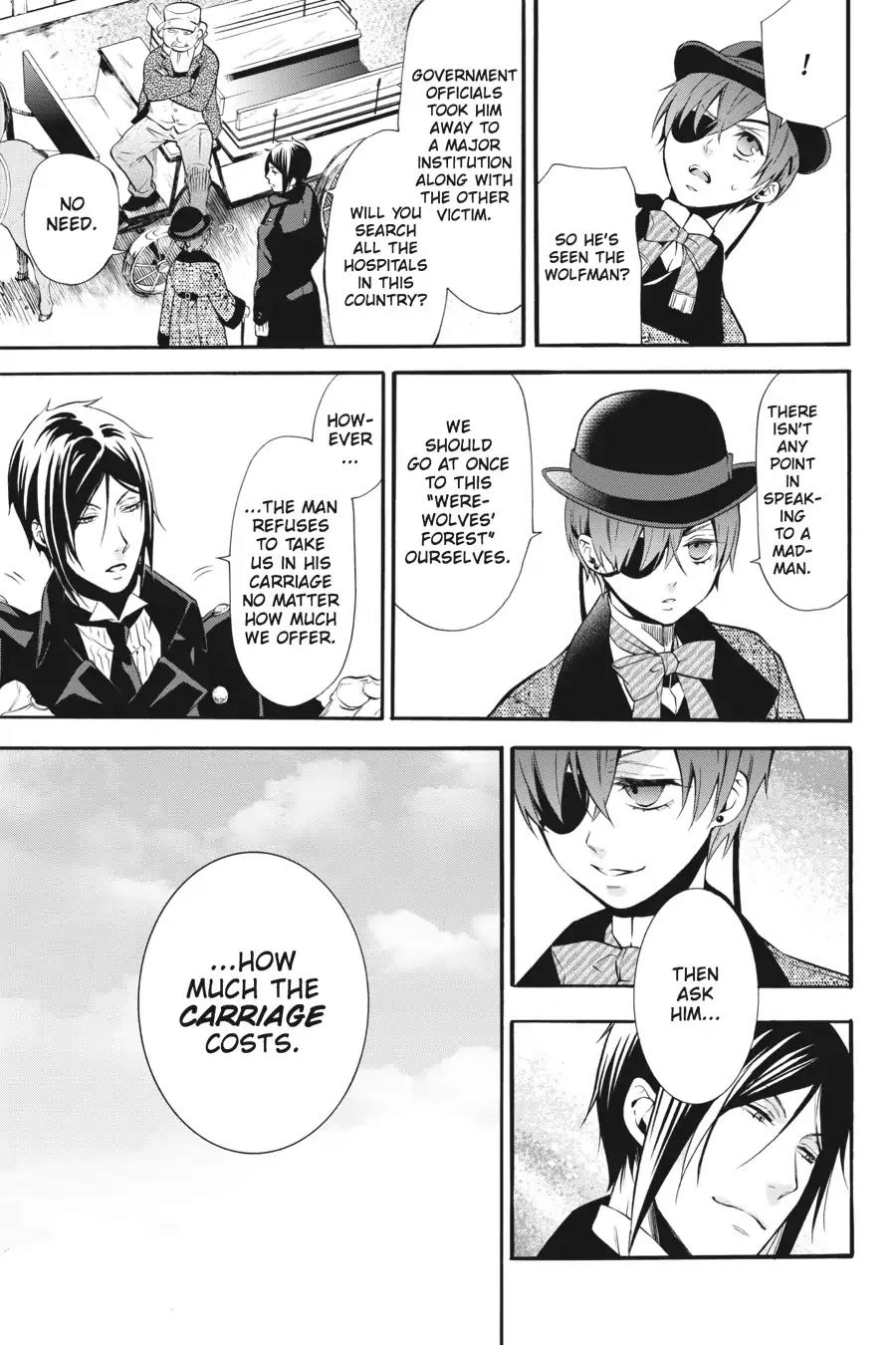 Kuroshitsuji Chapter 87 page 5 - Chapter 87: At midnight: The Butler, Making Enquiries