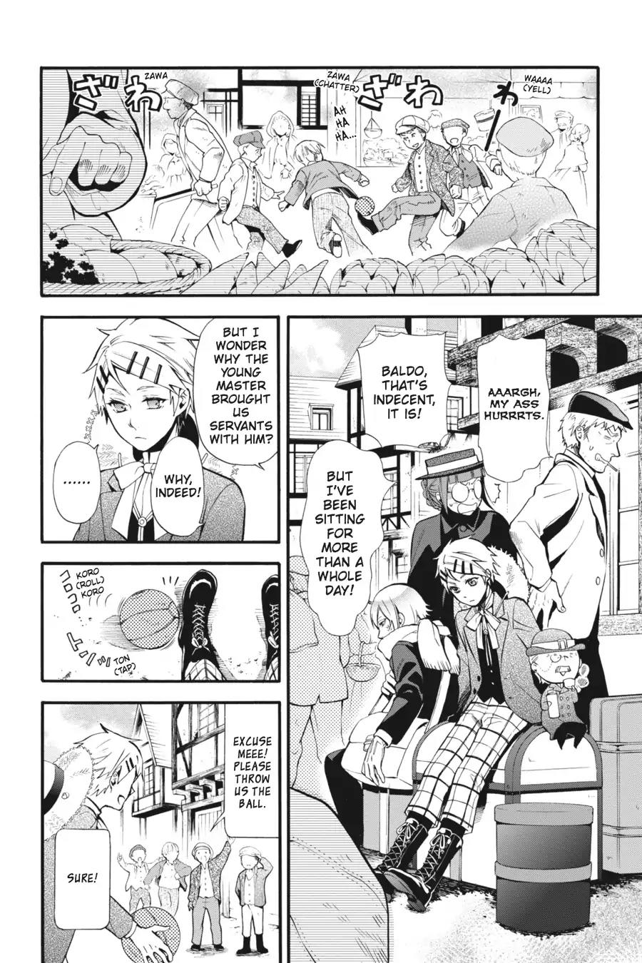 Kuroshitsuji Chapter 87 page 6 - Chapter 87: At midnight: The Butler, Making Enquiries