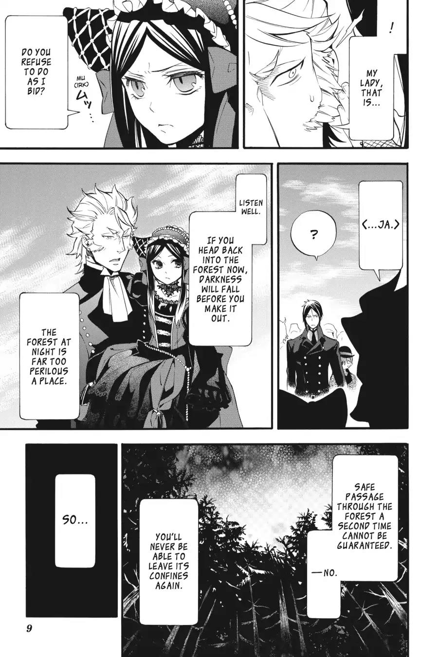 Kuroshitsuji Chapter 88 page 10 - Chapter 88: In the morning: The Butler, Assisting
