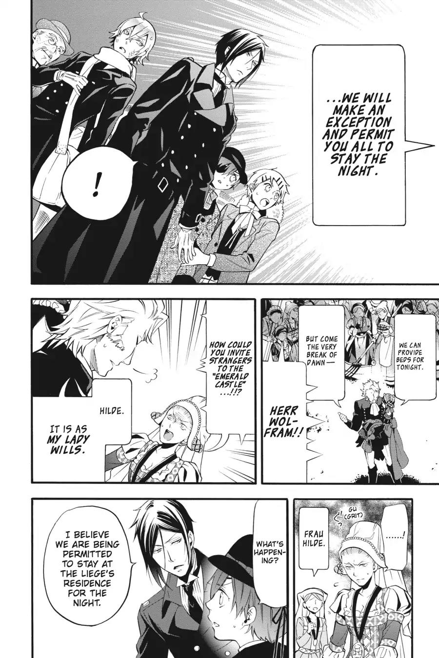 Kuroshitsuji Chapter 88 page 11 - Chapter 88: In the morning: The Butler, Assisting