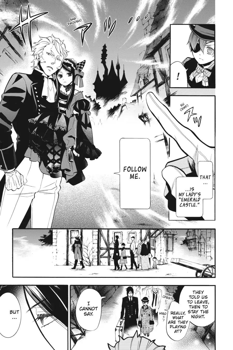 Kuroshitsuji Chapter 88 page 12 - Chapter 88: In the morning: The Butler, Assisting
