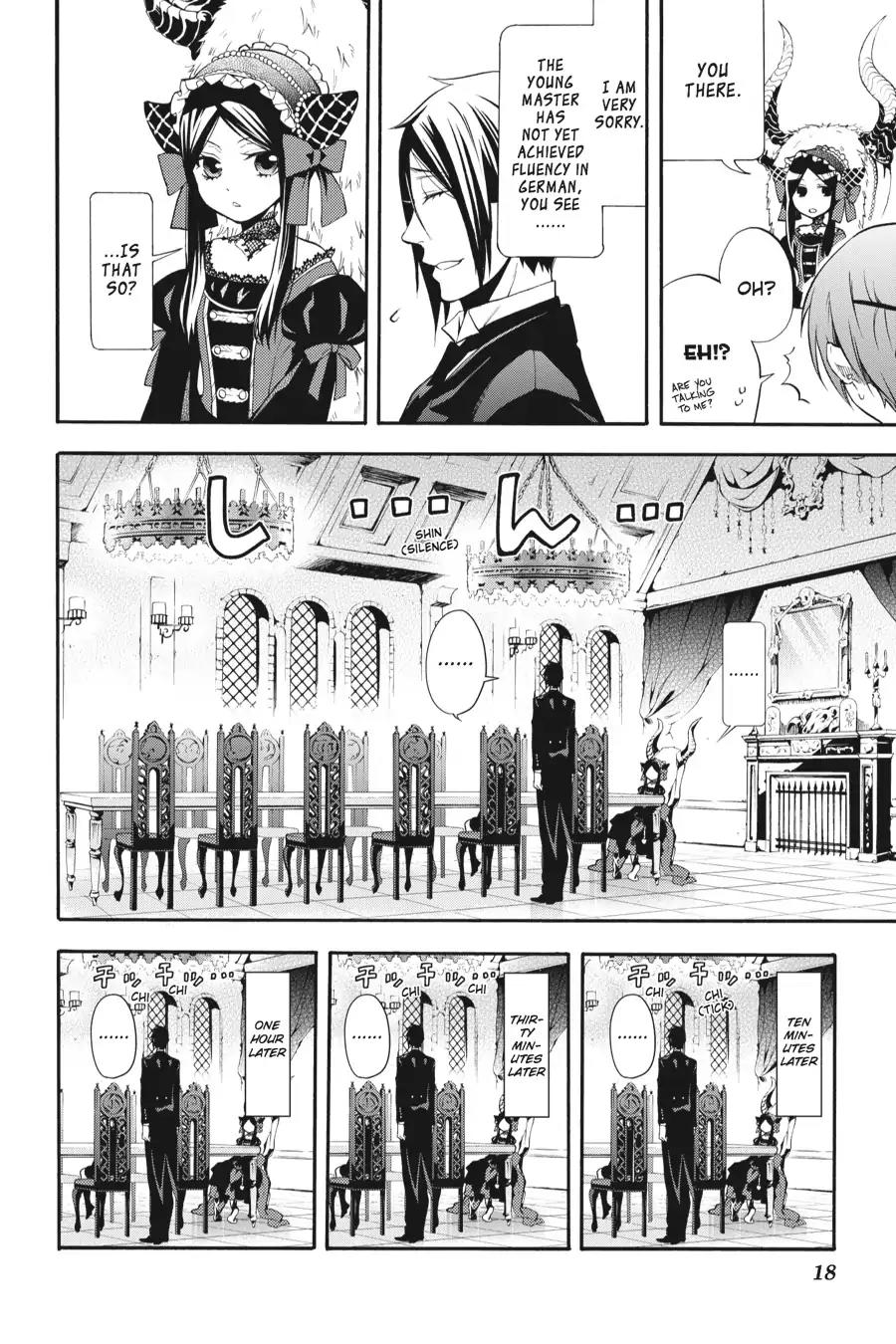 Kuroshitsuji Chapter 88 page 19 - Chapter 88: In the morning: The Butler, Assisting