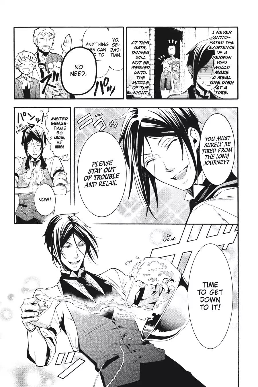 Kuroshitsuji Chapter 88 page 26 - Chapter 88: In the morning: The Butler, Assisting