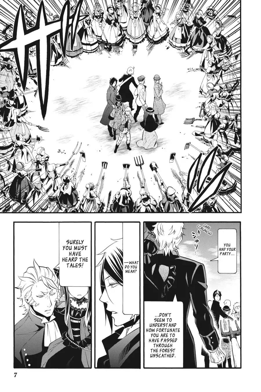 Kuroshitsuji Chapter 88 page 8 - Chapter 88: In the morning: The Butler, Assisting