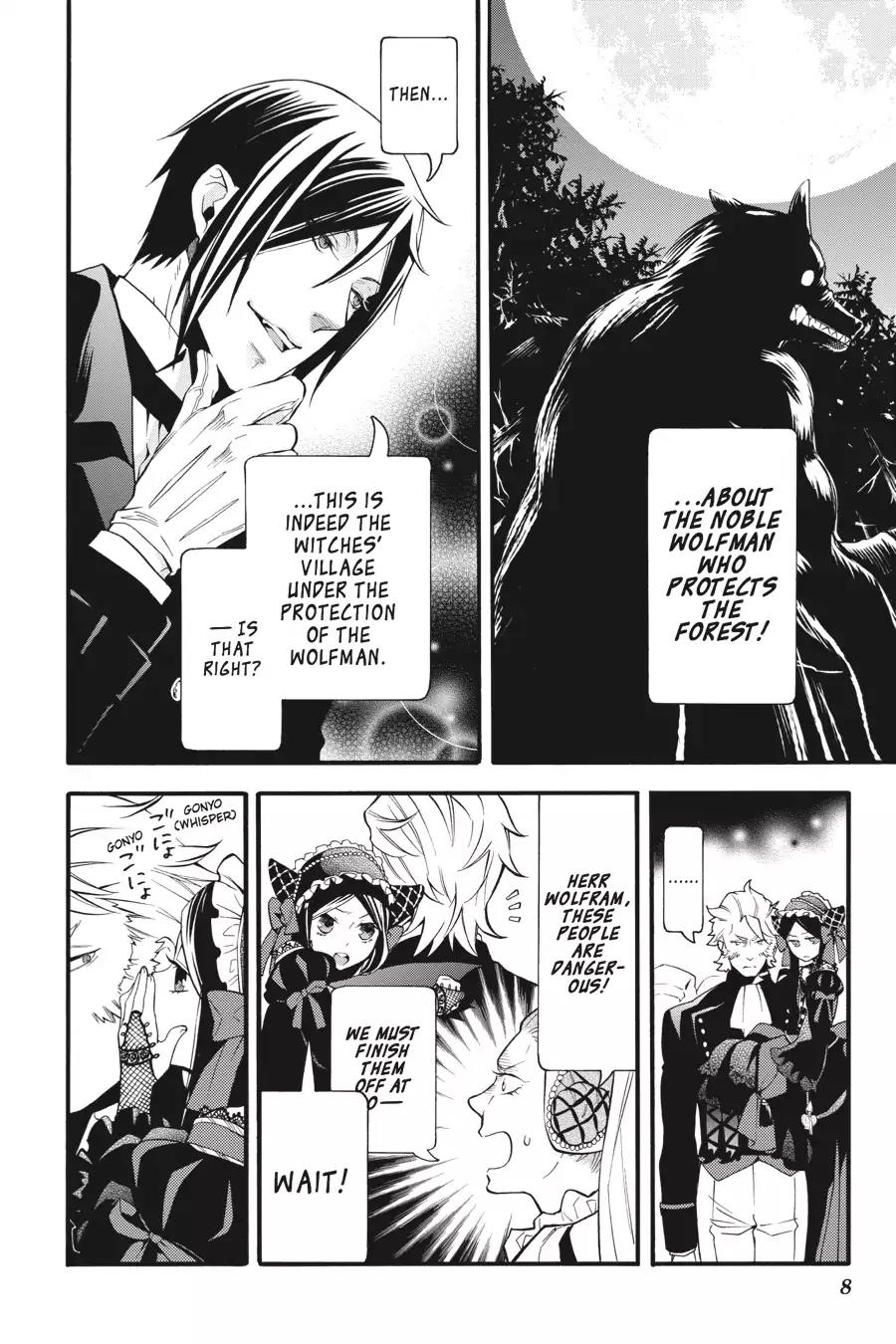 Kuroshitsuji Chapter 88 page 9 - Chapter 88: In the morning: The Butler, Assisting