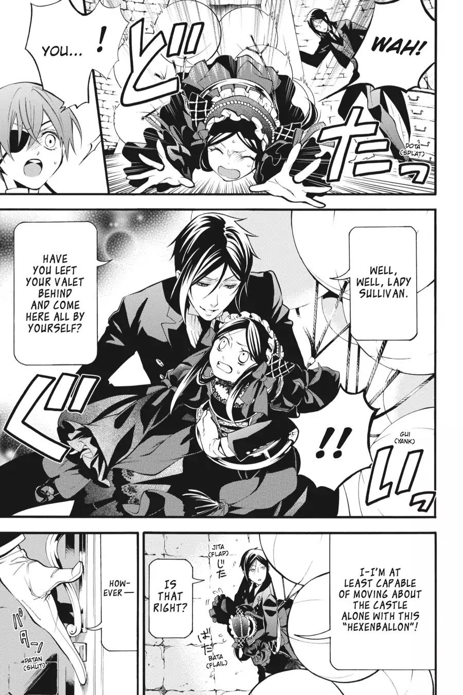 Kuroshitsuji Chapter 89 page 13 - Chapter 89: At noon: The Butler, Sounding the Alarm