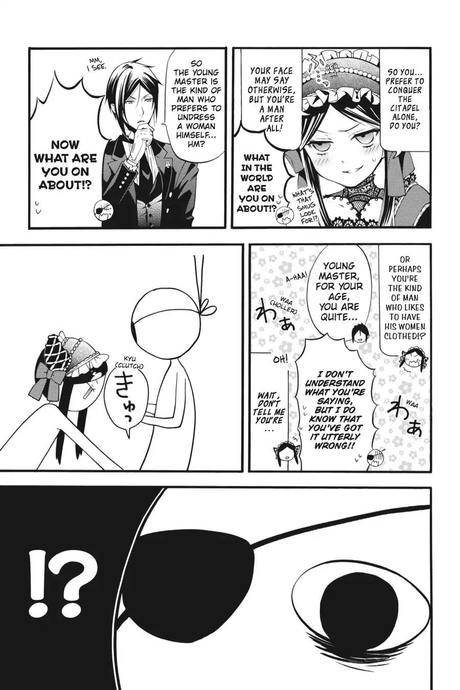 Kuroshitsuji Chapter 89 page 17 - Chapter 89: At noon: The Butler, Sounding the Alarm