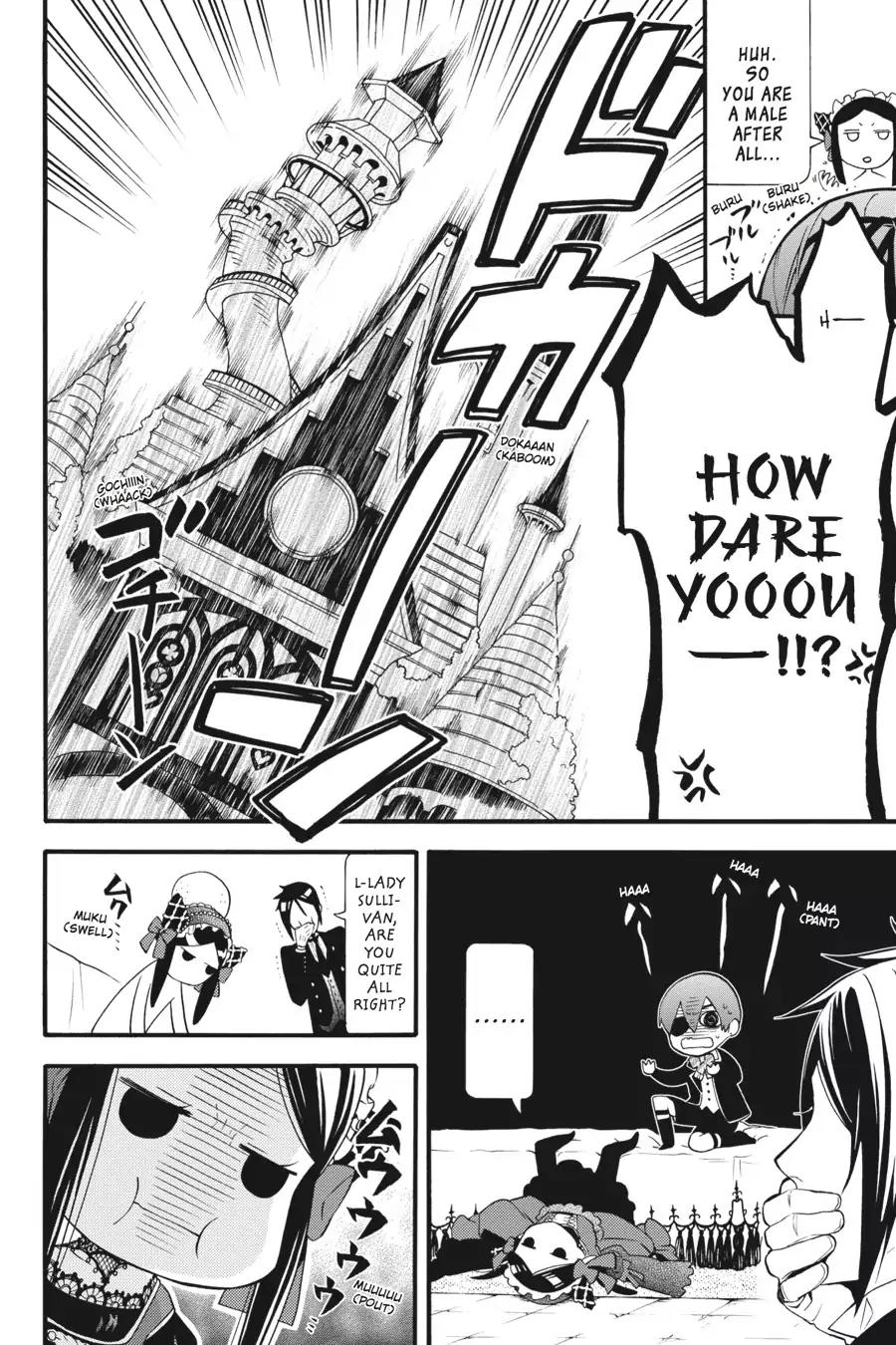 Kuroshitsuji Chapter 89 page 18 - Chapter 89: At noon: The Butler, Sounding the Alarm