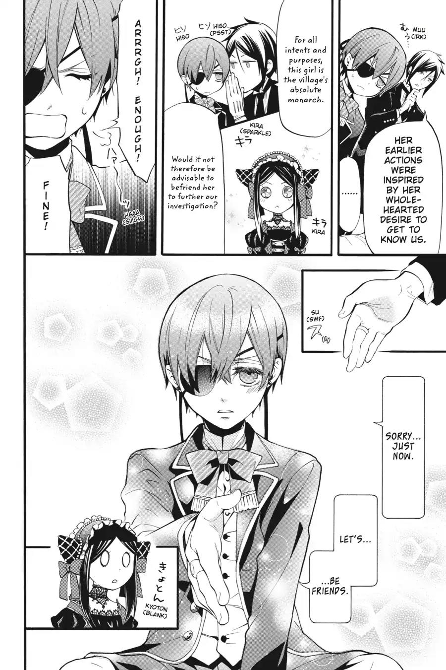 Kuroshitsuji Chapter 89 page 24 - Chapter 89: At noon: The Butler, Sounding the Alarm