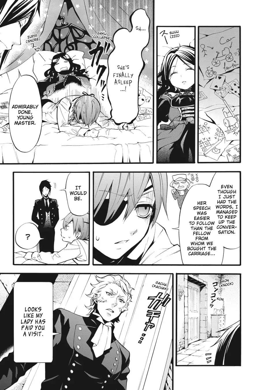Kuroshitsuji Chapter 89 page 27 - Chapter 89: At noon: The Butler, Sounding the Alarm
