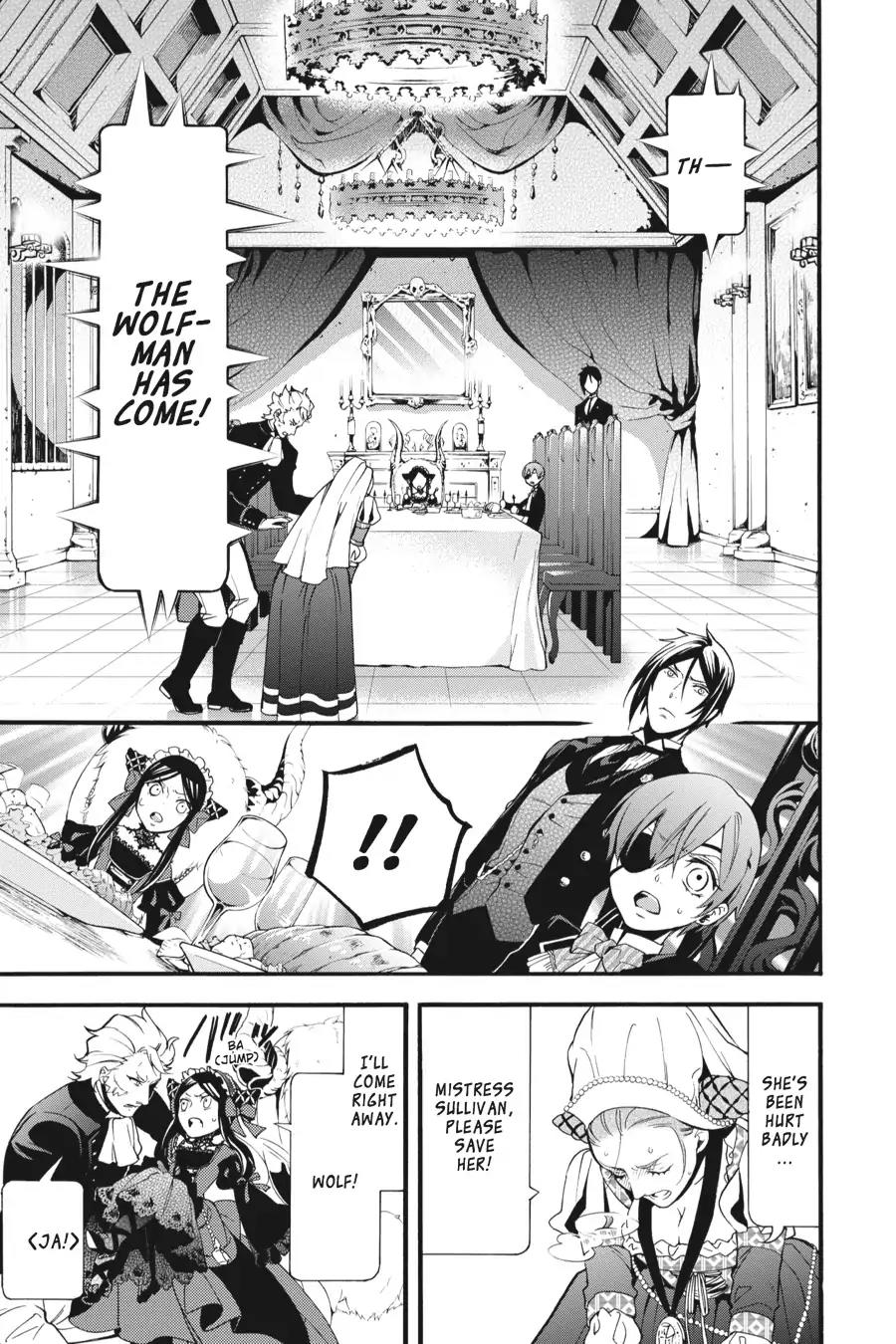 Kuroshitsuji Chapter 89 page 3 - Chapter 89: At noon: The Butler, Sounding the Alarm
